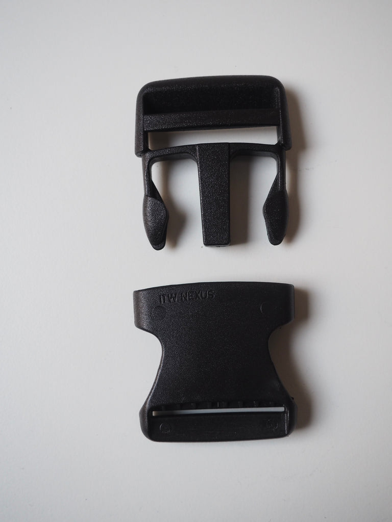 Black Rounded Side Release Buckle 55mm