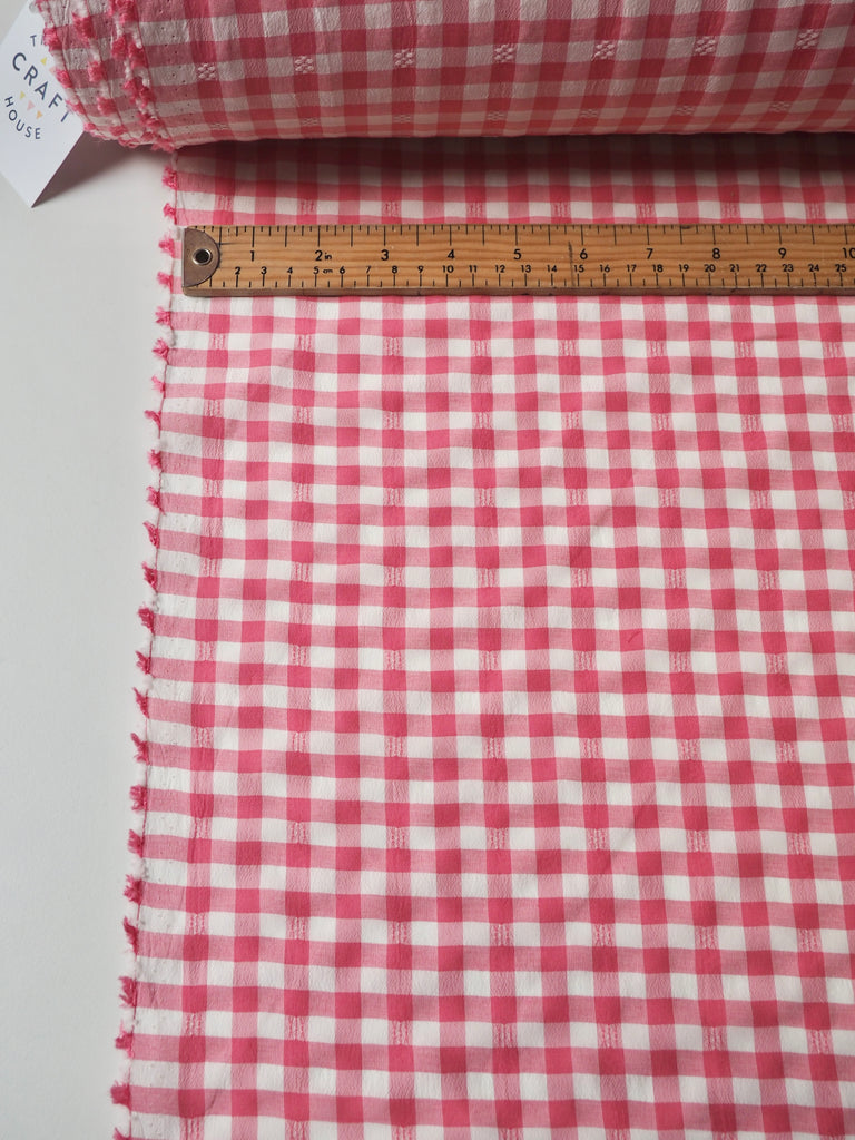 Pink Dotted Gingham