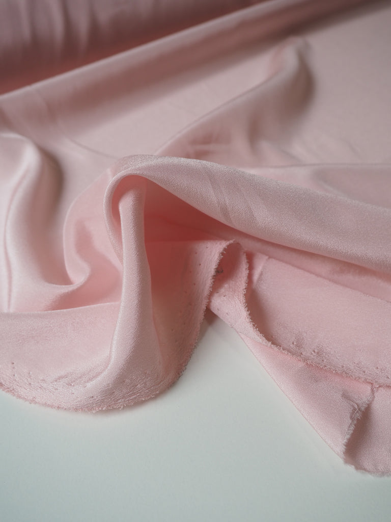 Baby Pink Crepe de Chine