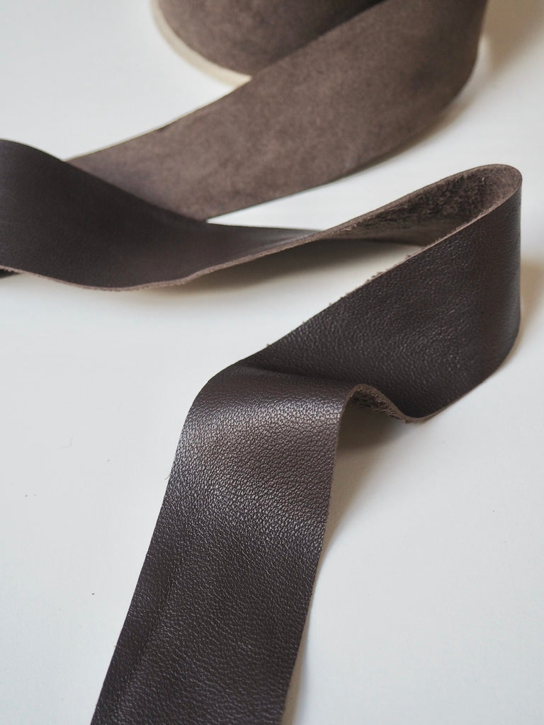 Brown Leather Tape 40mm