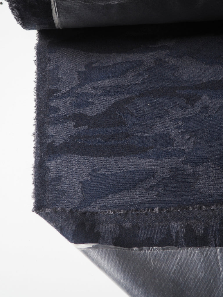 Navy Camouflage Waterproofed Wool