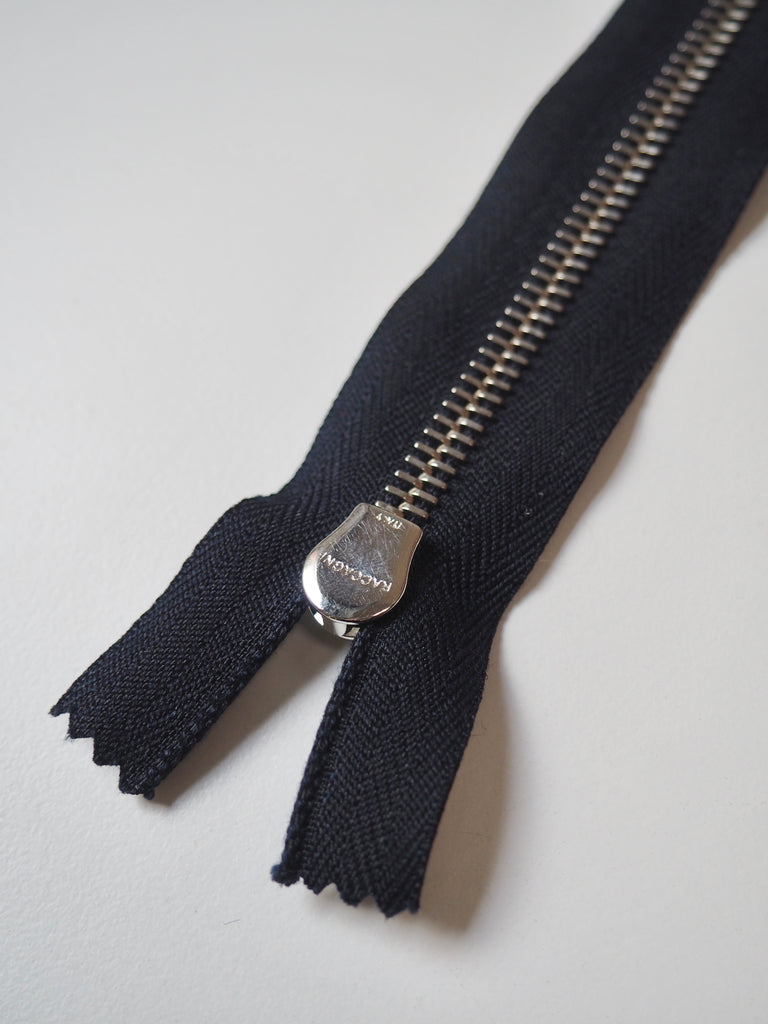 Raccagni 48cm/19inch Midnight Plastic Coated Zips