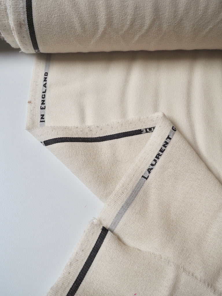 Cream Wool Crepe