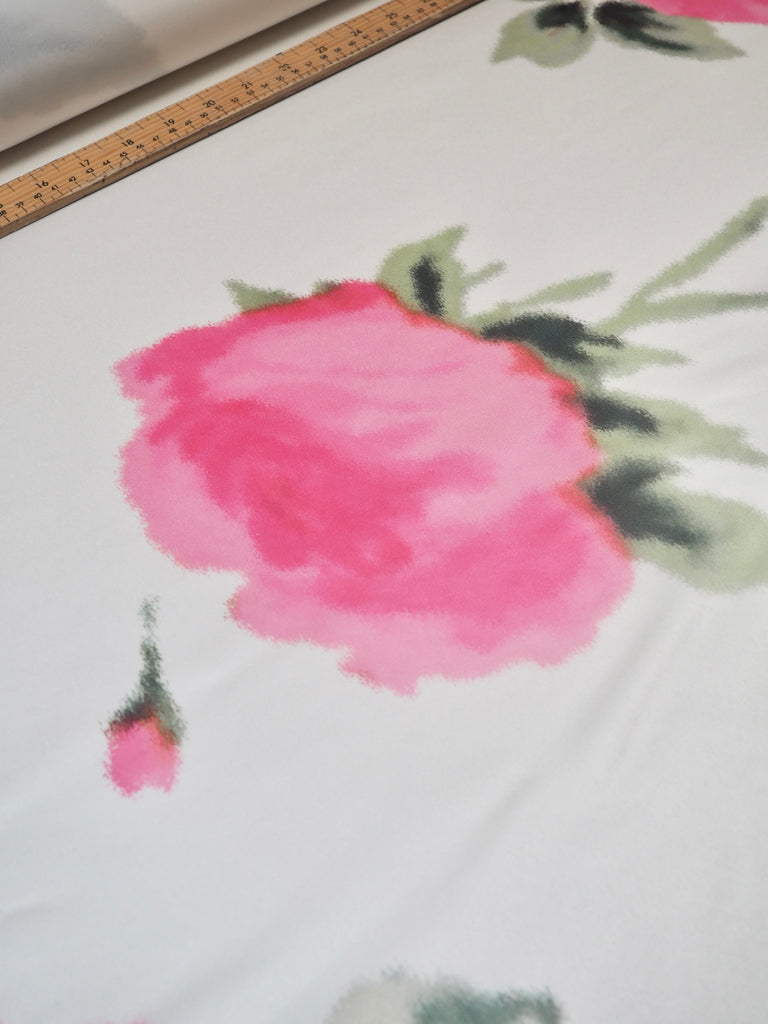 Pink Warp Rose Satin