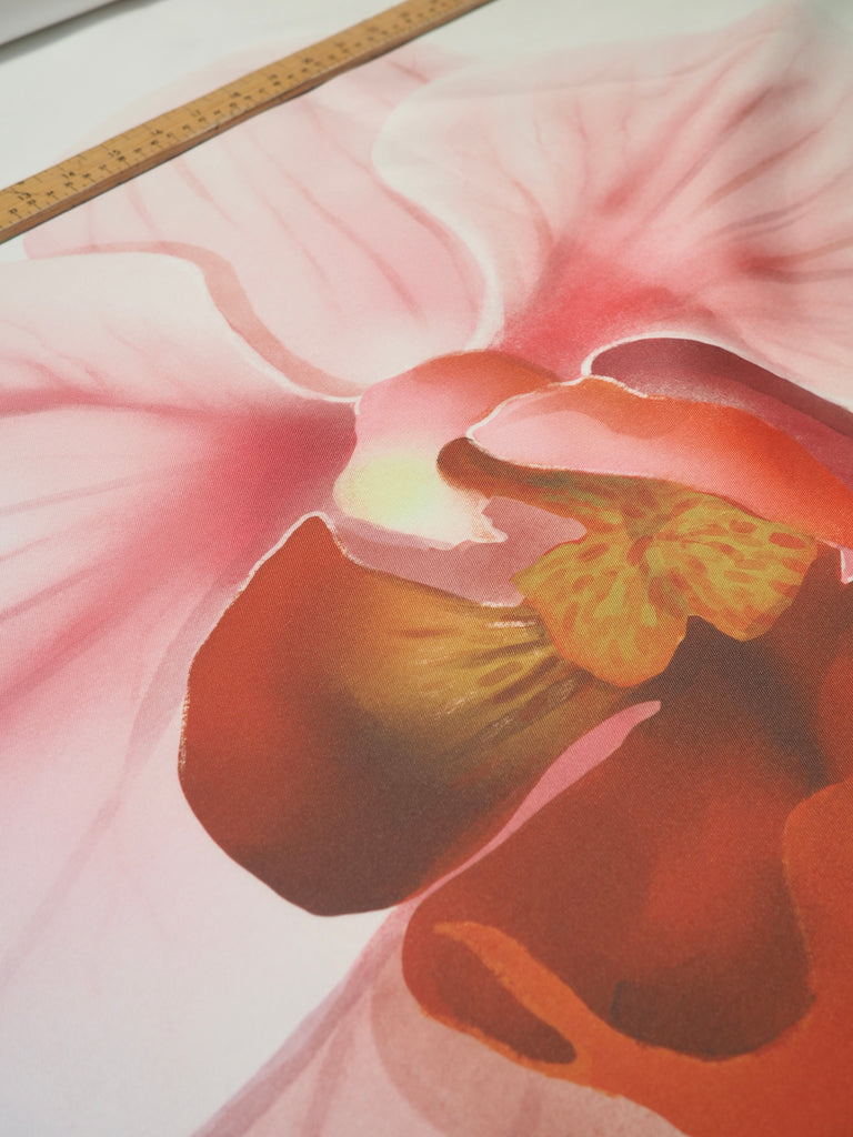 Floral Satin Twill Panels