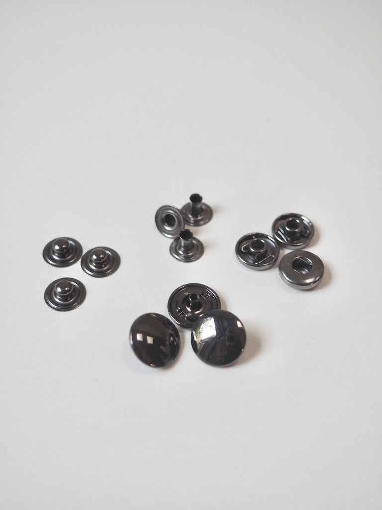 Gunmetal Press Studs 11mm/18L