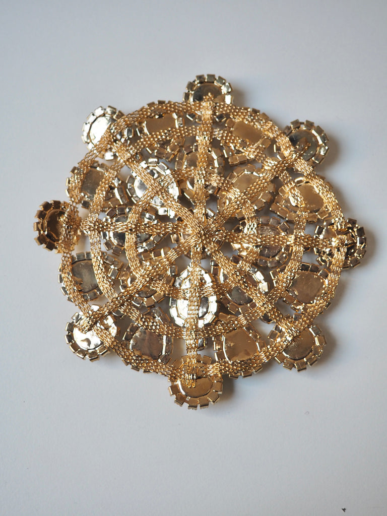 Emerald Gold Crystal Embellishment