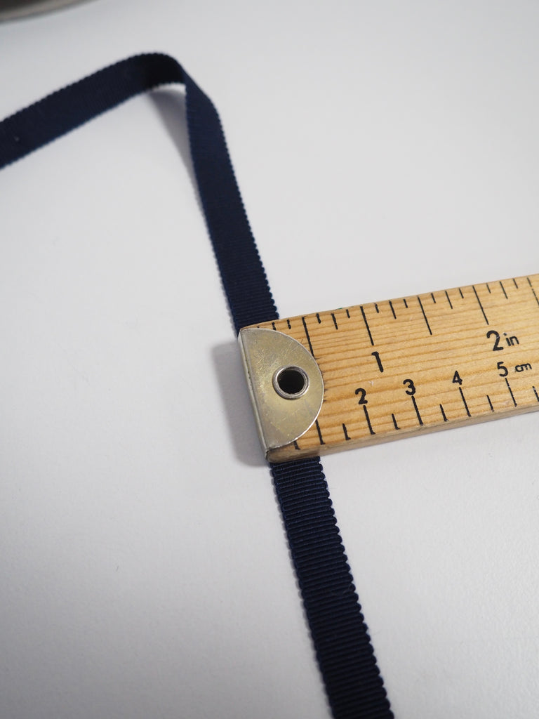 Shindo Navy Grosgrain Ribbon 10mm