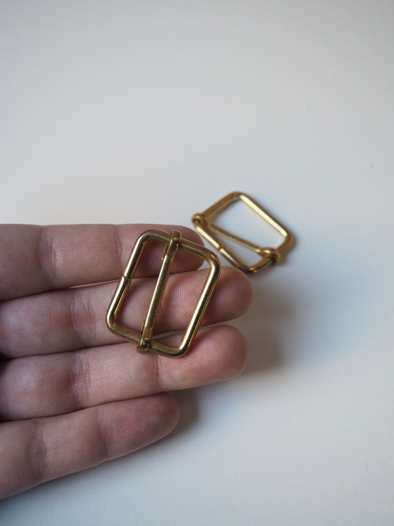 Gold Tri-Slide Adjustable Buckle 27mm