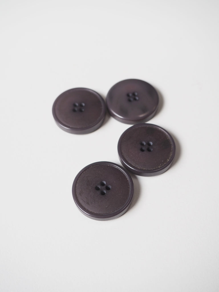 Grey Rimmed Button 23mm