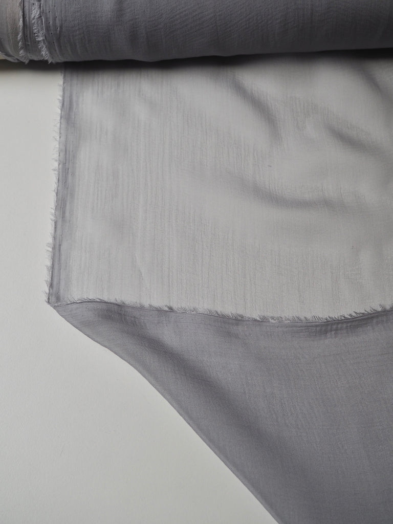 Light Grey Silk Chiffon