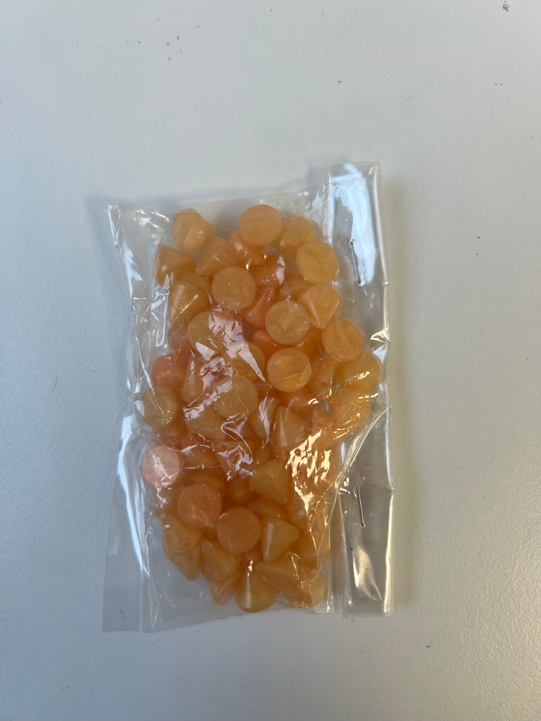 Orange Cone Beads 25g