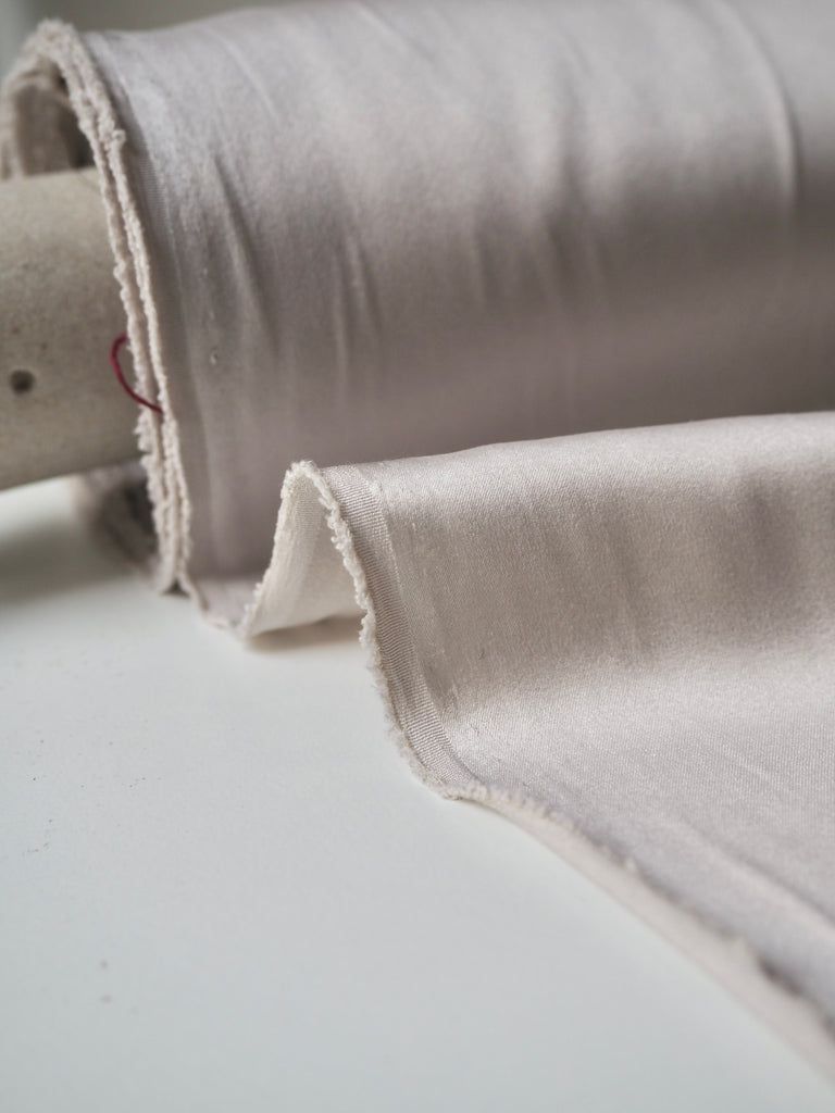 Oyster Stretch Washed Silk Satin