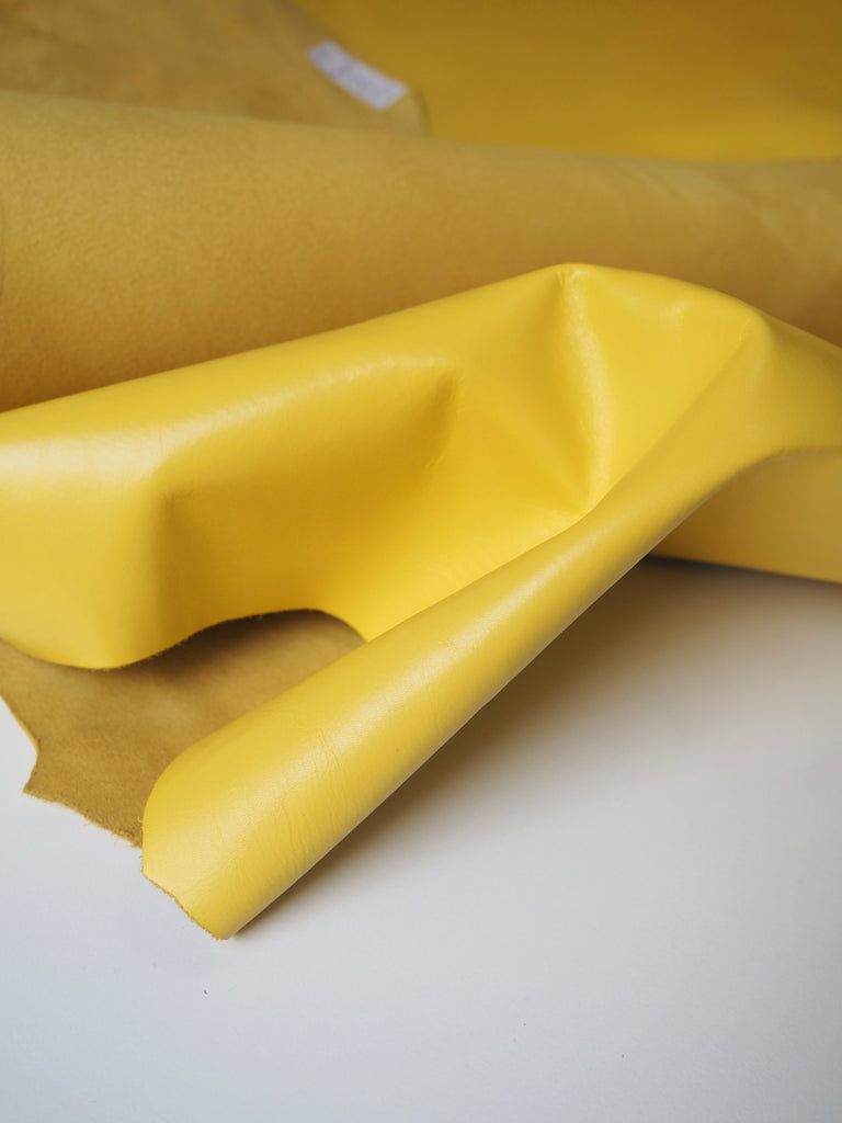 Lemon Smooth Calfskin