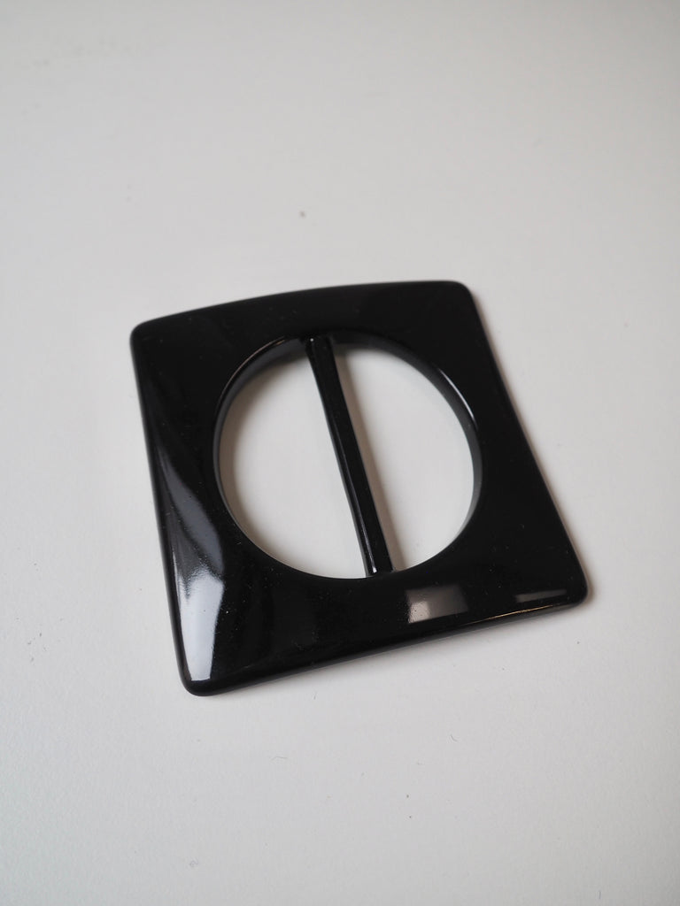 Black Square + Circle Centre Slider 6cm