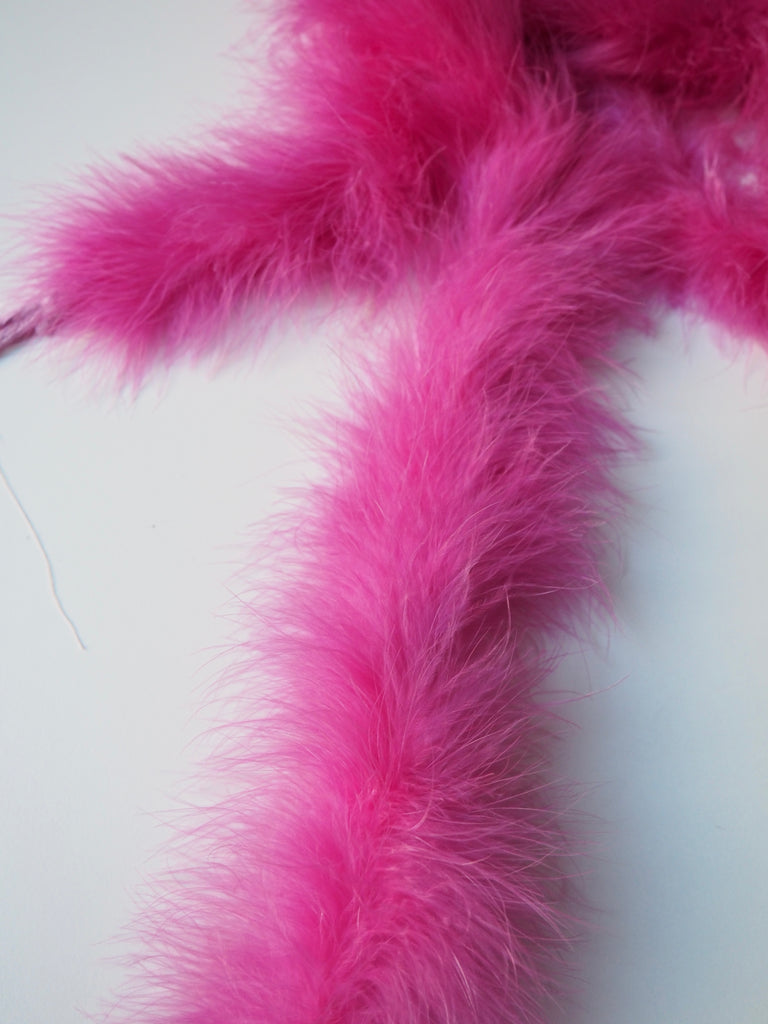 Tigerdoe Feather Boas - 2 Pack - Light Pink Marabou Boas, Party
