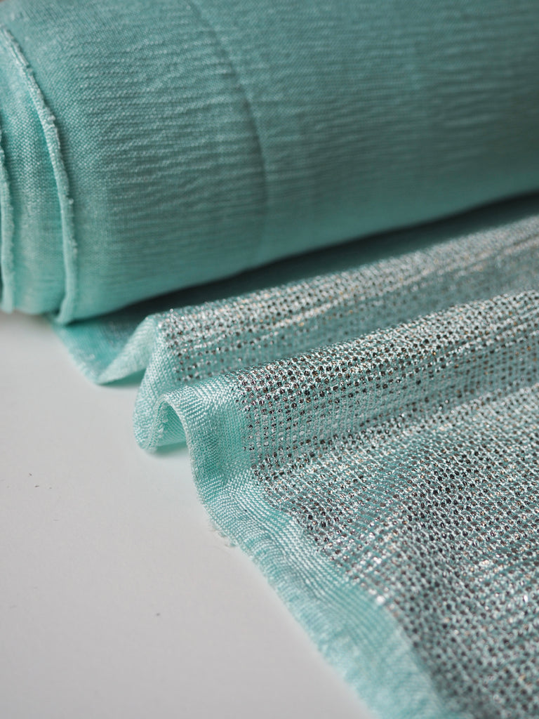 Mint Metallic Jersey