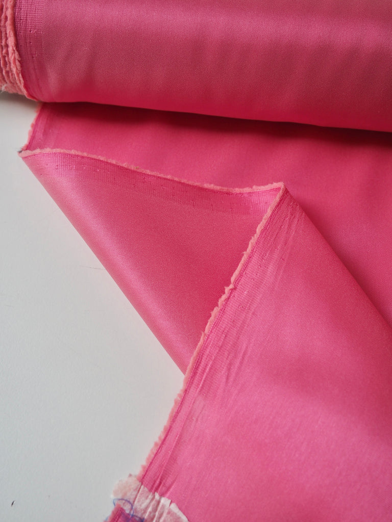 Salmon Pink Stretch Acetate Satin Twill Lining