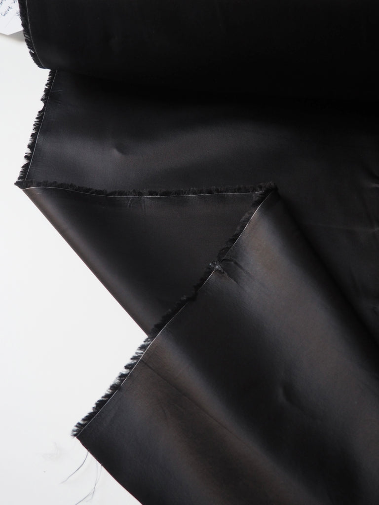 Black Viscose Satin Lining