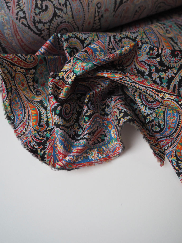 Liberty Rainbow Paisley Cotton Poplin