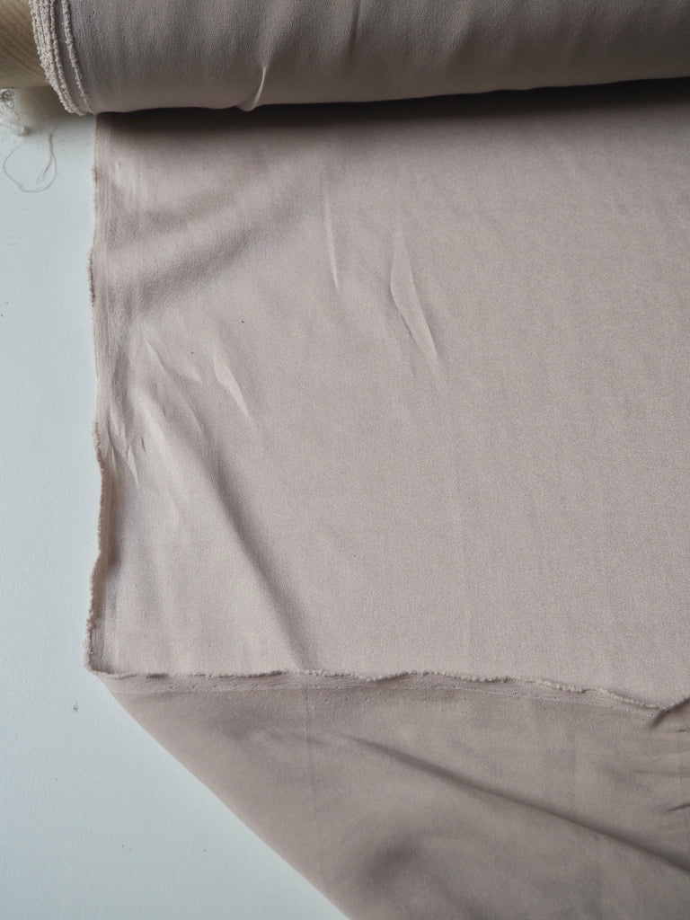 Pink Sand Stretch Washed Silk Satin