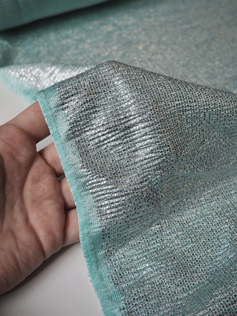 Mint Metallic Jersey
