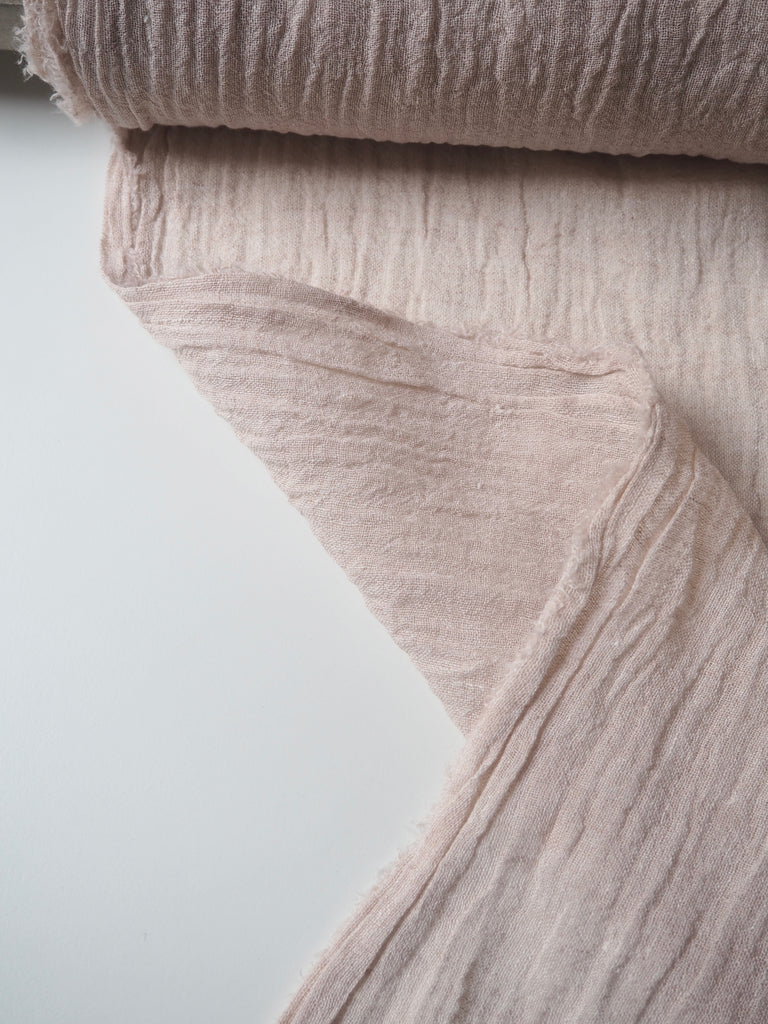 Blush Pink Cotton Cheesecloth