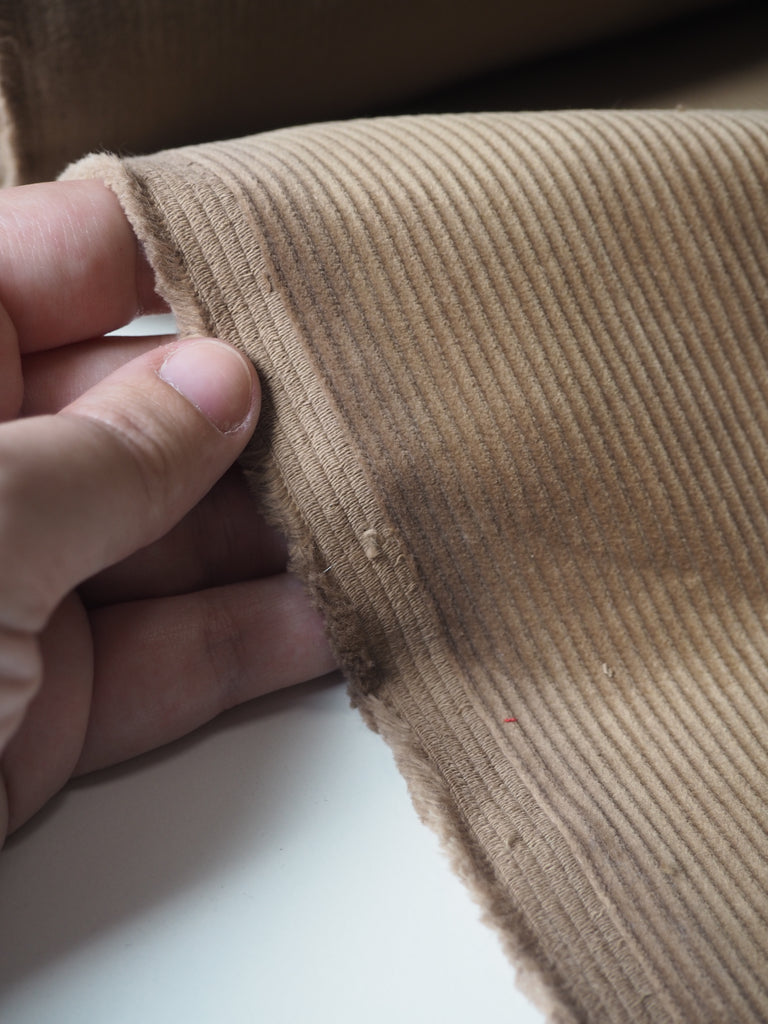 Tan Cotton Corduroy