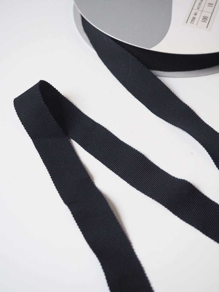 Shindo Midnight Grosgrain Ribbon 18mm