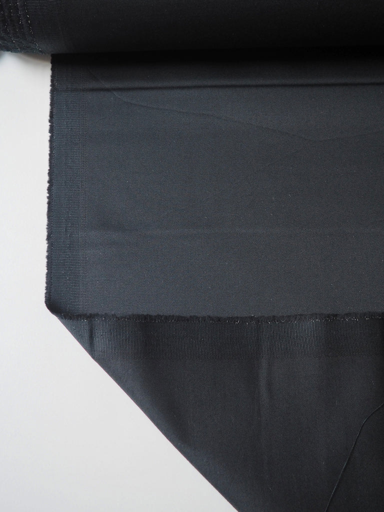 Black Medium Cotton Sateen