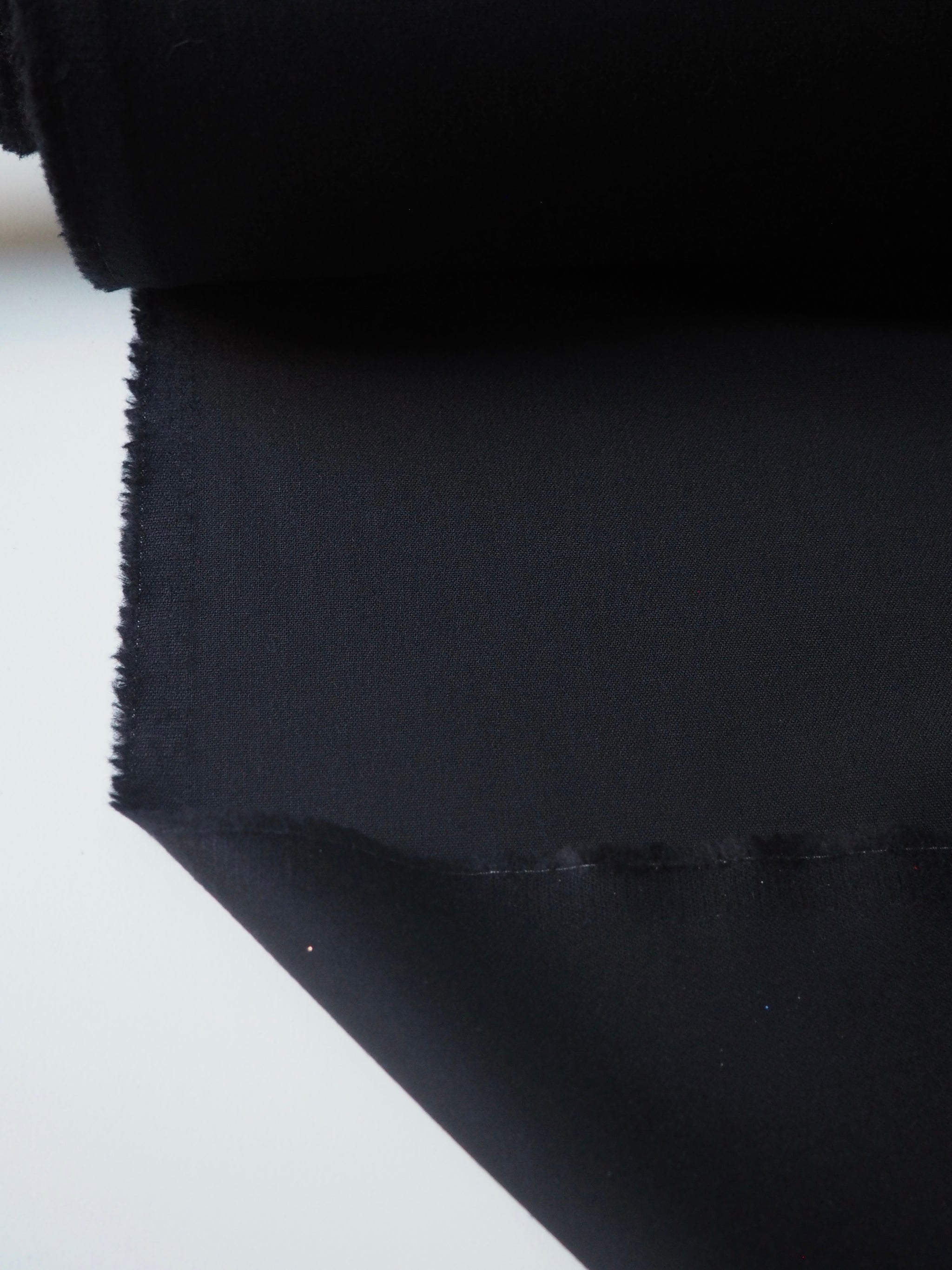 Midnight Lightweight Wool Crepe – The New Craft House