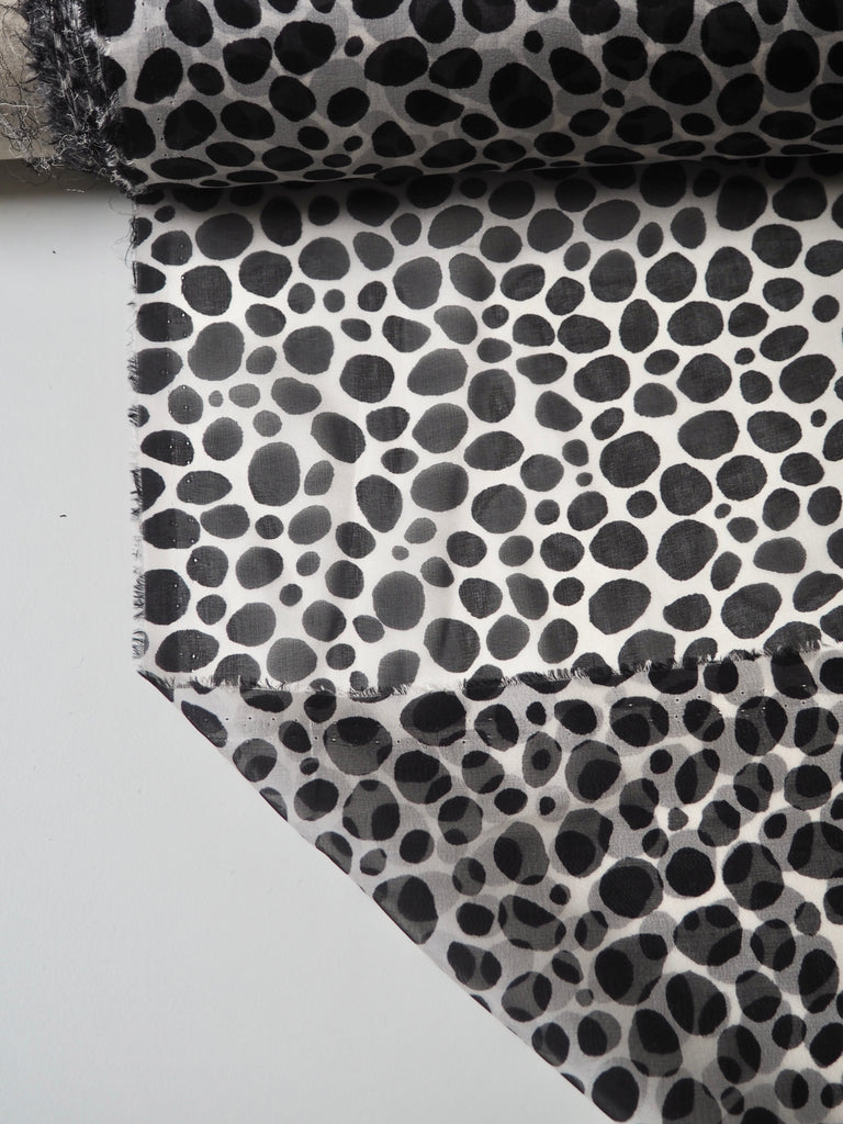 W+B Pebble Print Silk Chiffon