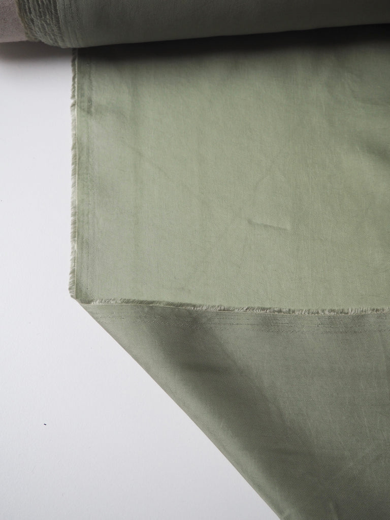 Pale Pistachio Viscose Twill Lining