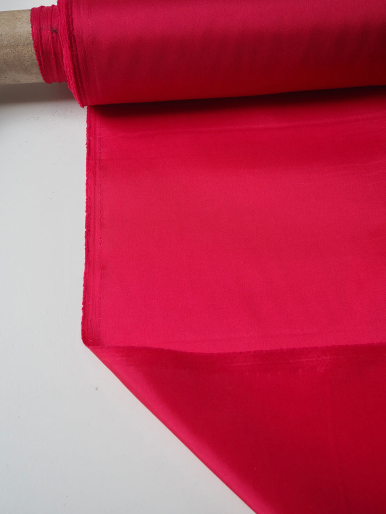 Scarlet Stretch Acetate Satin Lining