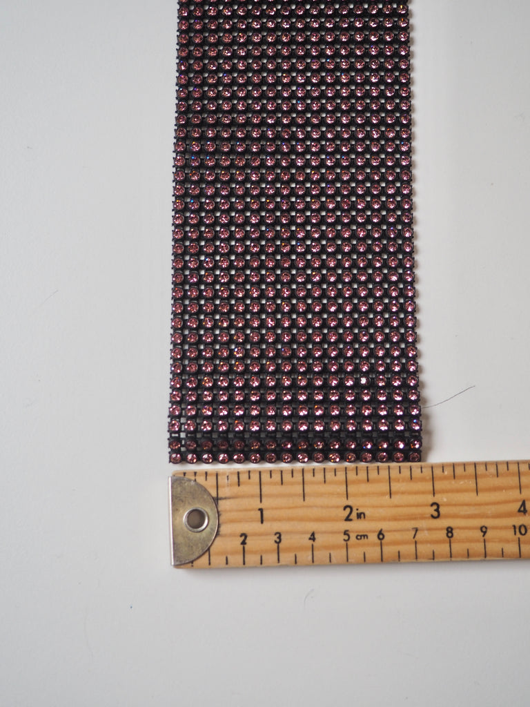 Preciosa Pink Diamante Trim 8cm