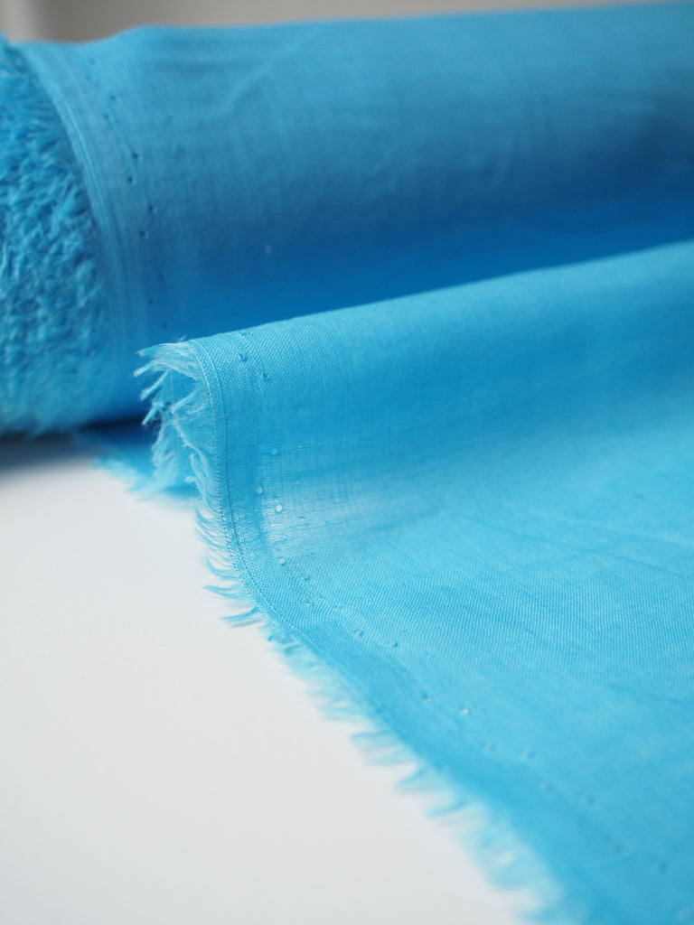 Ocean Blue Cotton Voile