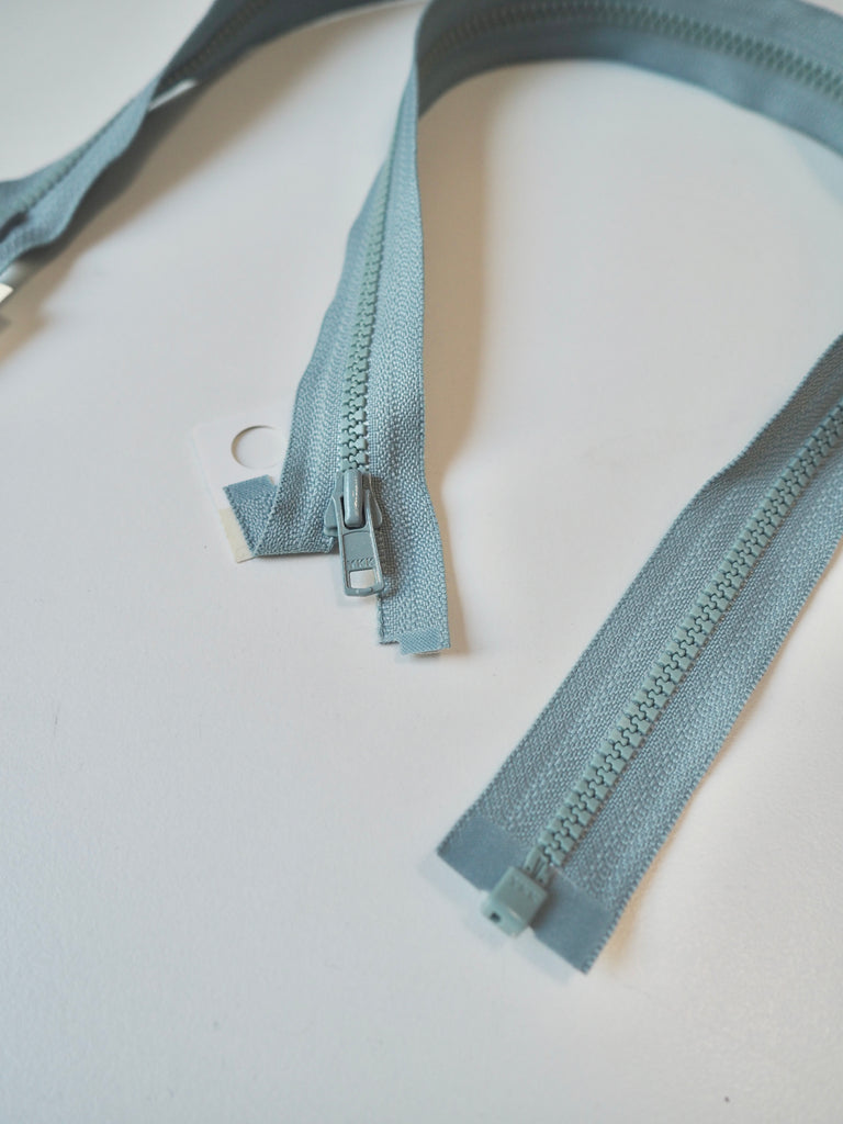 YKK 45cm/18in Soft Teal Plastic Open-Ended Zips