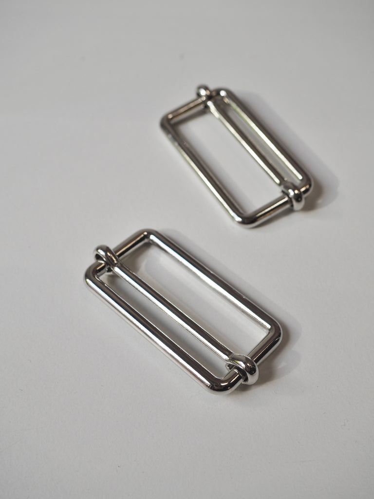 Silver Tri-Slide Buckle 40mm