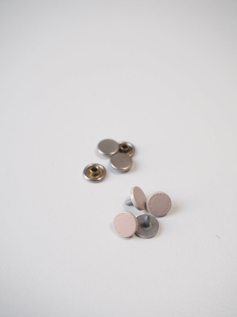 Pale Pink Branded Rivets 9mm