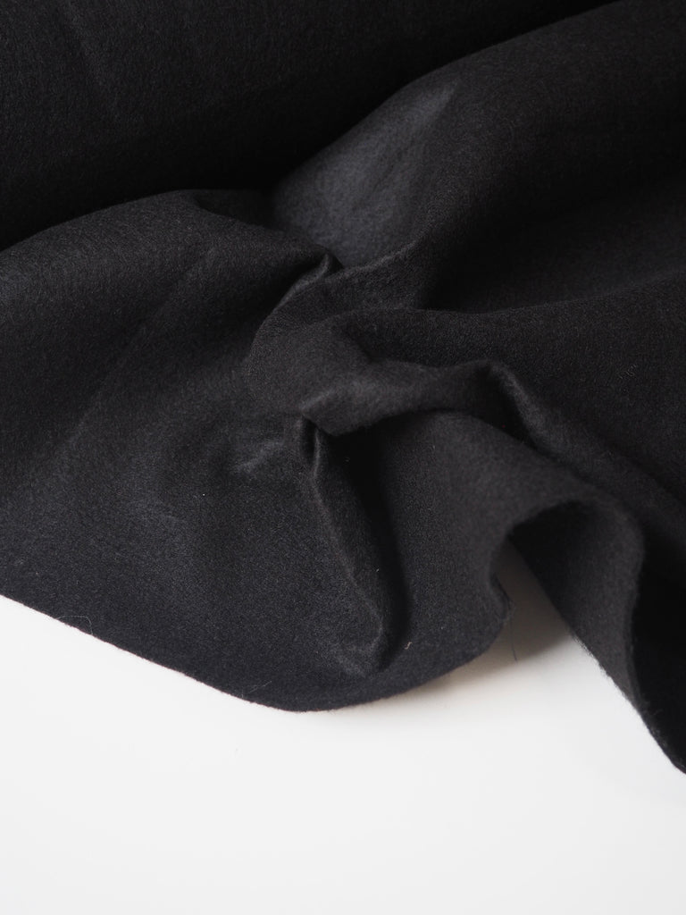 Black Wool Felt