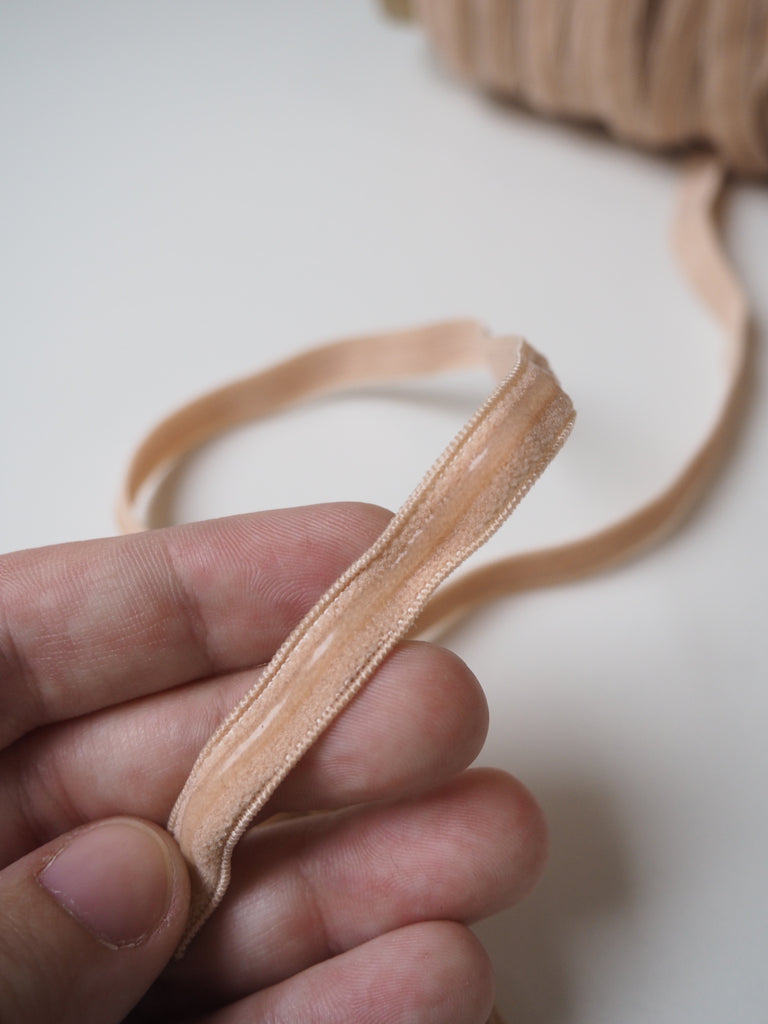 Pink Beige Anti-Slip Lingerie Elastic 10mm