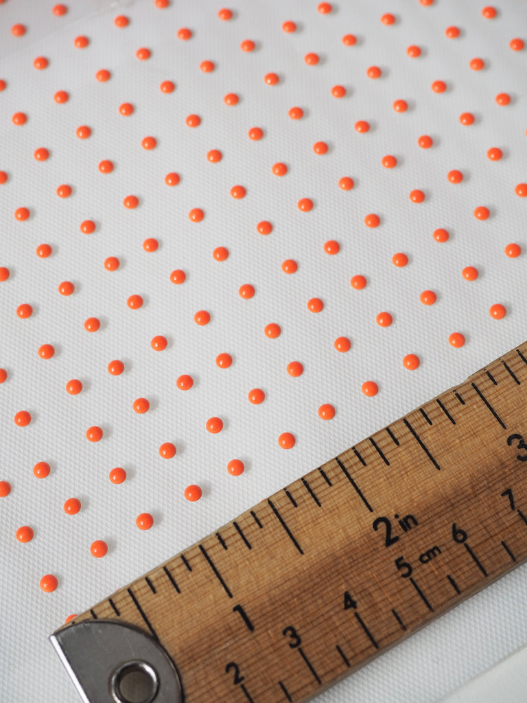 Neon Orange Dot Hotfix Sheet 3mm