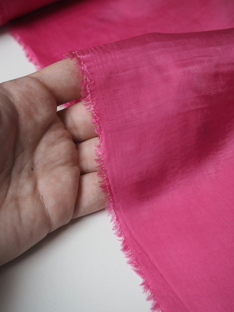 Pink Viscose Satin Twill Lining