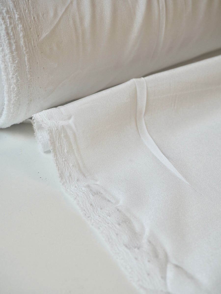 Bright White Crepe de Chine – The New Craft House