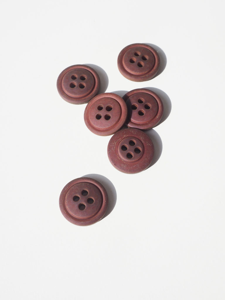 Rubberized Rounded-rim Button 18mm/ 28L