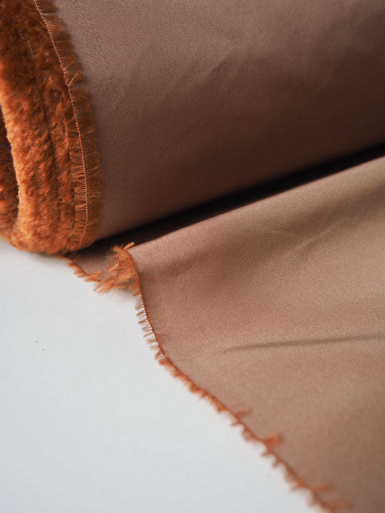 Terracotta Iridescent Taffeta