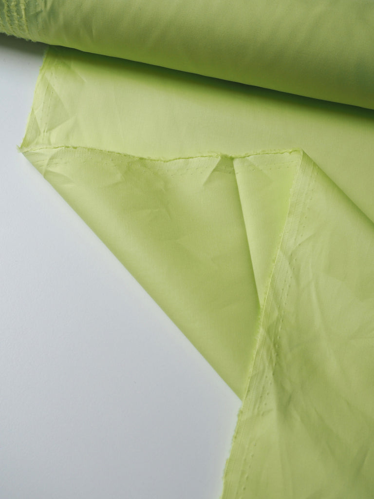 Lime Light Sateen Cotton Poplin