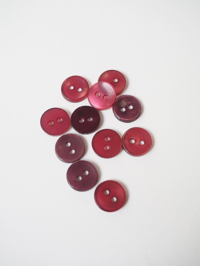 Pink Buttons 11mm