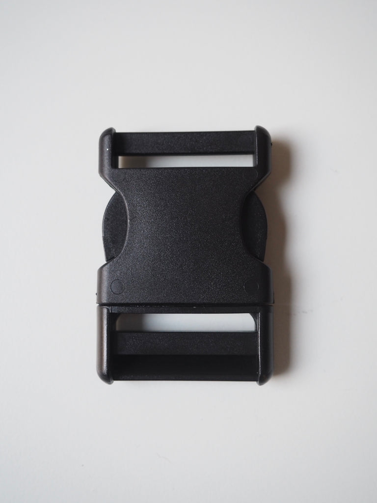 Black Squared Side Release Buckle 40mm