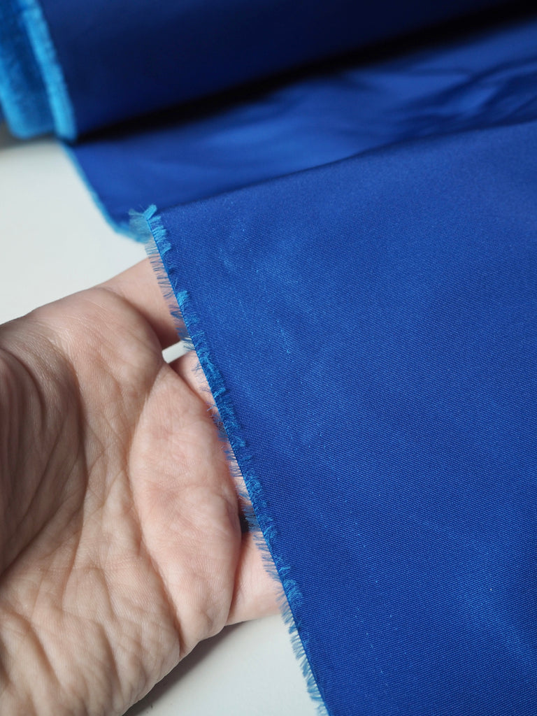 Cobalt Iridescent Taffeta